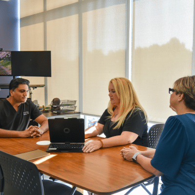 Intro to price transparency in 2022 3 Bright ideas team discussing business around conference table