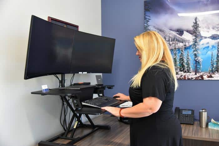 Bright ideas katie Katie nunn using desktop computer